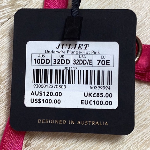 SOLDđź’—Honey Birdette Valentine's Day Juliet Hearts Bra and Panty Set - Picture 15 of 15